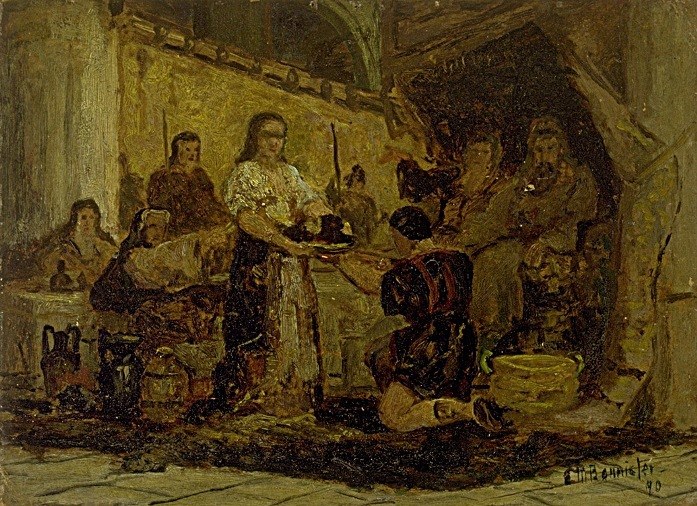 Edward Mitchell Bannister Salome Receiving the Head of John the Baptist